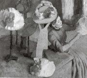 Edgar Degas The Millinery Shop oil on canvas